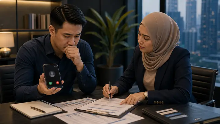 Debt collector call documentation and advisory review